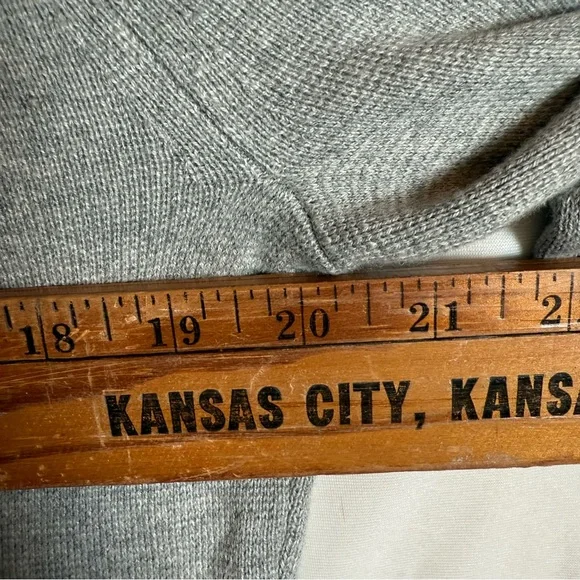 J.Crew Mercantile Sweater Blazer Gray Knit Jacket Women’s Medium - Picture 8 of 9